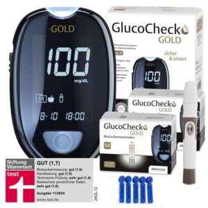 GlucoCheck Gold Blutzuckermessgerä...
