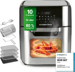 GOURMETmaxx Digitale XXL Heißluftf...