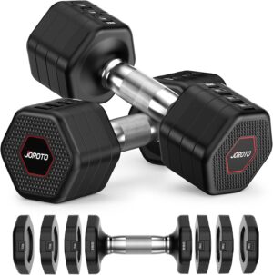 JOROTO Hanteln Set, 4-in-1 verstell...