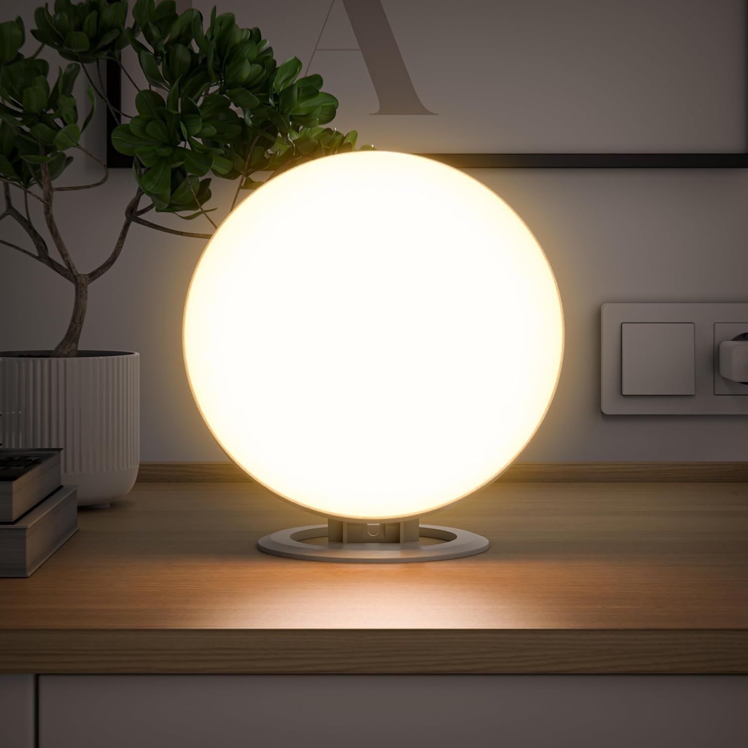 CSL – Tageslichtlampe dimmbar – Simulation von Tageslicht – LED-Lichttherapie – Tageslichtlampe – flimmer- und UV-freie LED-Technologie – 3 Lichttemperaturen – bis zu 39.000 LUX – Bild 7