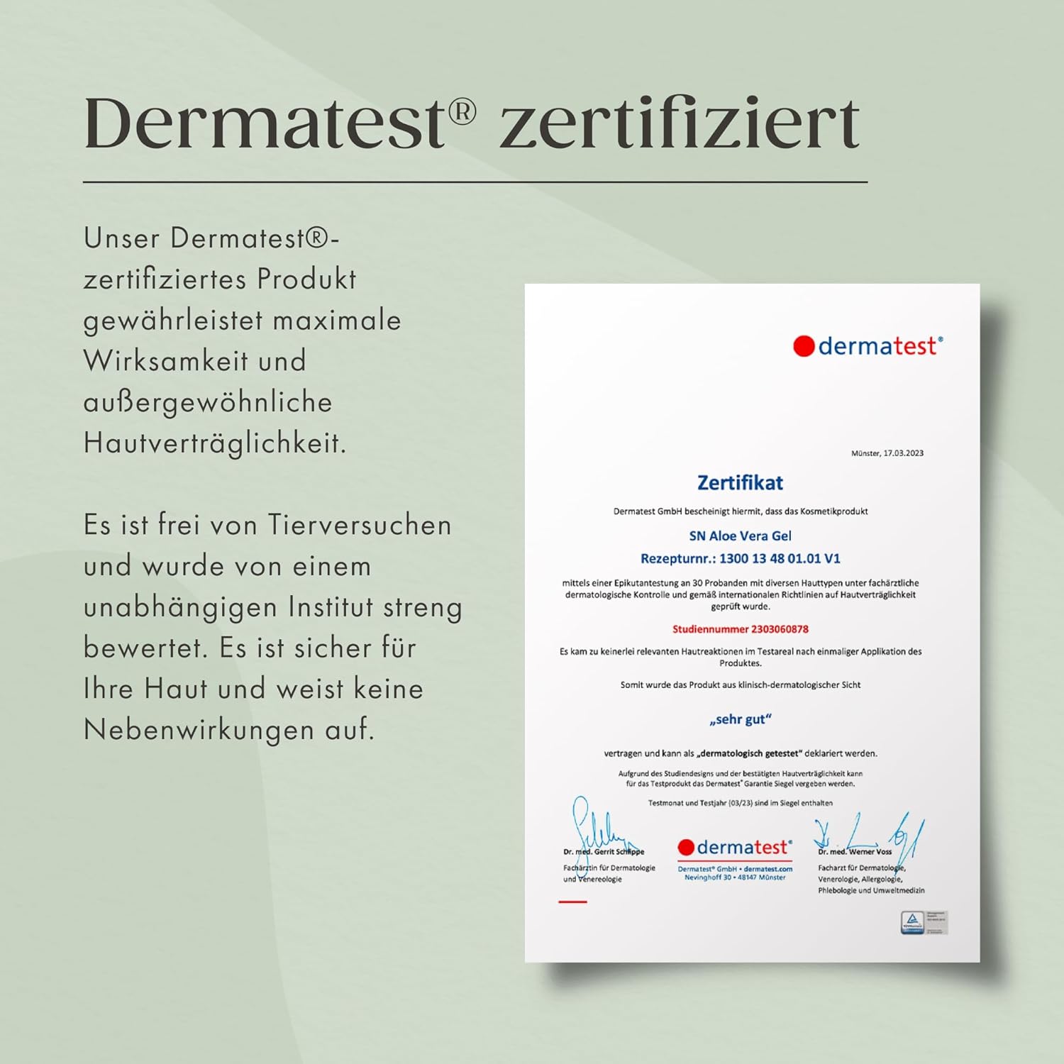 ÖKO-Testauszeichnung sehr gut - Bio-Aloe-Vera-Gel mit Jasmin-Duft 200 ml / Sonnenschutz-Glasflasche / mit Hyaluronsäure, Bio-Spirulina & Panthenol / After Sun / vegane Naturkosmetik hergestellt in Deutschland – Bild 8