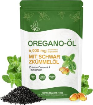 Oreganoöl-Kapseln 6000 mg – 180 ...