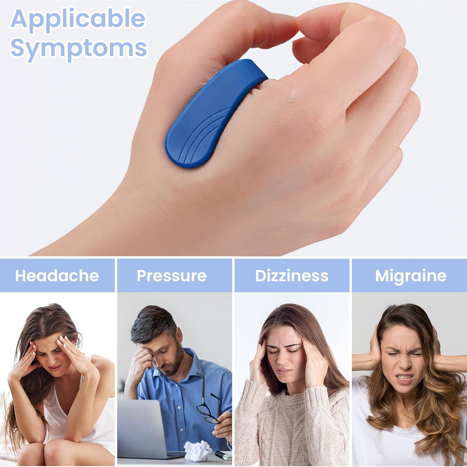 5er-Set Fähigkeiten Borderline-Set, Hilfsmittel bei Angststörungen, Akupressur-Ringe Finger, Panikattacken, Akupressur-Armband, Akupressur, Fähigkeiten zur Selbstverletzung, Fähigkeiten-Zubehör für Stress, Angst, Schmerzen – Bild 6