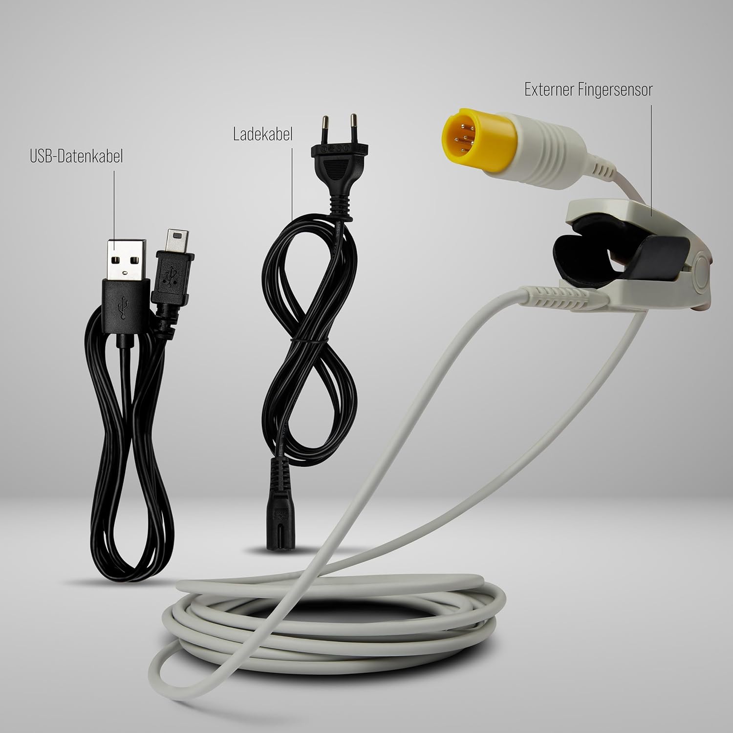 Pulox PO-900 Stationäres Pulsoximeter zur Messung von Sauerstoffsättigung, Pulsfrequenz und PI-Wert – mit Alarm und Software – Bild 5