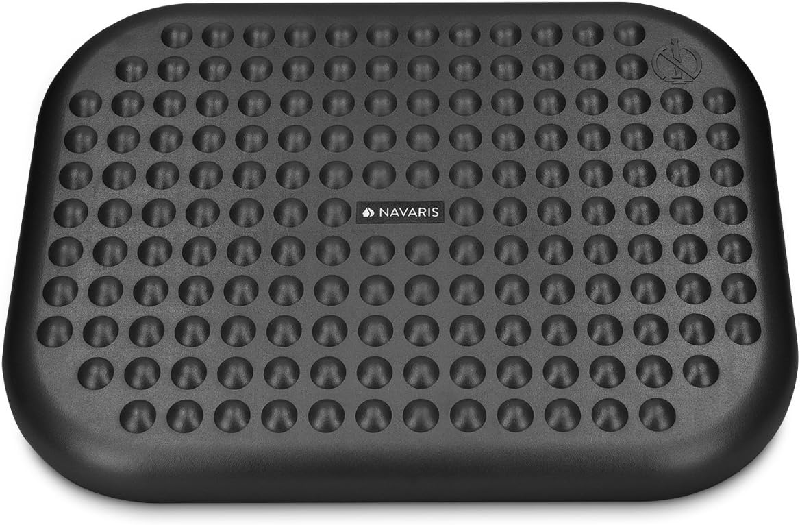 Verstellbare Fußstütze von Navaris – 0–15°. Ergonomische Fußstütze unter dem Schreibtisch für das Büro, 44,8 x 33,5 cm – Bild 5