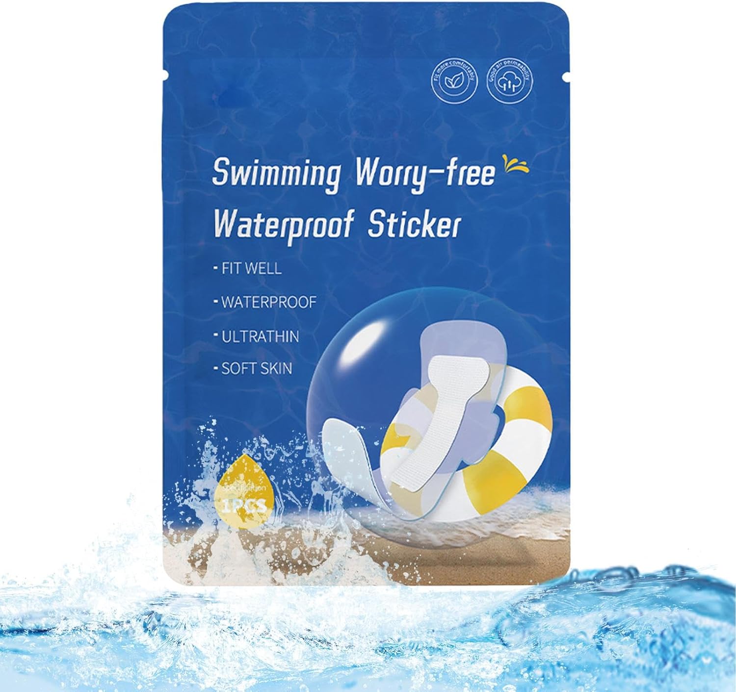 Wasserdichte Einlegesohlen zum Schwimmen, hypoallergene Hygieneprodukte für den Wasserkreislauf, Menstruationsschutz für Badeanzüge, Zonen-Intimreisen, Outdoor-Aktivitäten