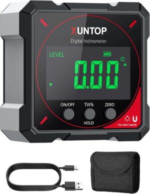XUNTOP Digitaler Winkelmesser-Neigu...