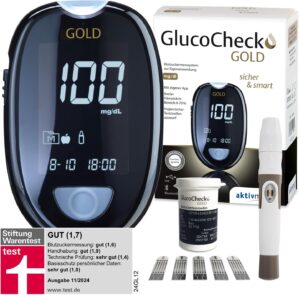 GlucoCheck Gold Blutzuckermessgerä...