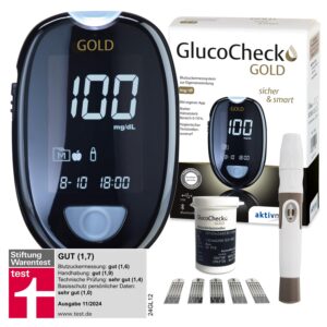 GlucoCheck Gold Blutzuckermessgerä...