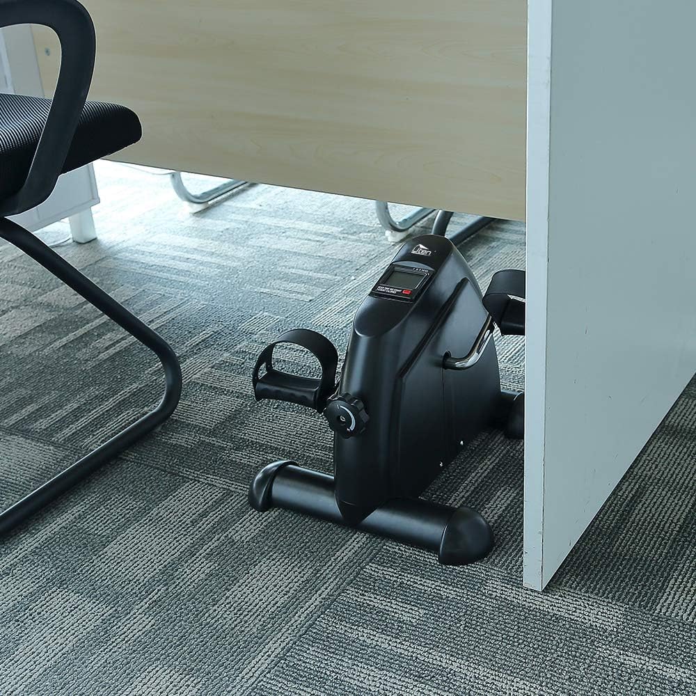 Mini Heimtrainer, Uten Heimtrainer Fitnessgerät mit einstellbarem Widerstand mit rutschfester Matte Mini Bike Arm und Beintrainer für Zuhause Büro Einstellbarer – Bild 7