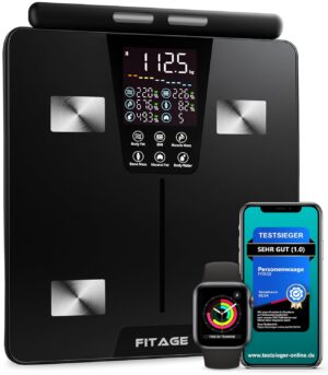 FITAGE Digitale Körperanalysewaage...