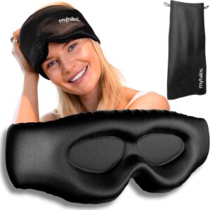 MyHalos 3D-Schlafmaske aus Seide mi...
