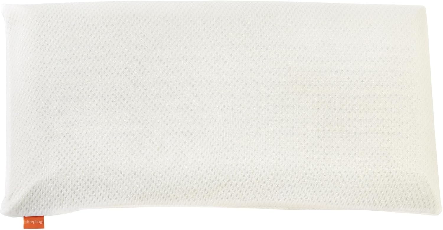 orthopädisches Nackenstützkissen von sleepling 34 x 74 cm, extra weiches Nackenkissen, Visco-Kissen 34 x 74 cm, Kissen mit Memory-Schaum, hergestellt in der EU, Öko-Tex, waschbar bis 60 Grad