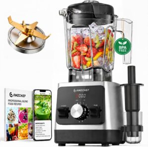 AMZCHEF Smoothie Maker 1800 W Stand...