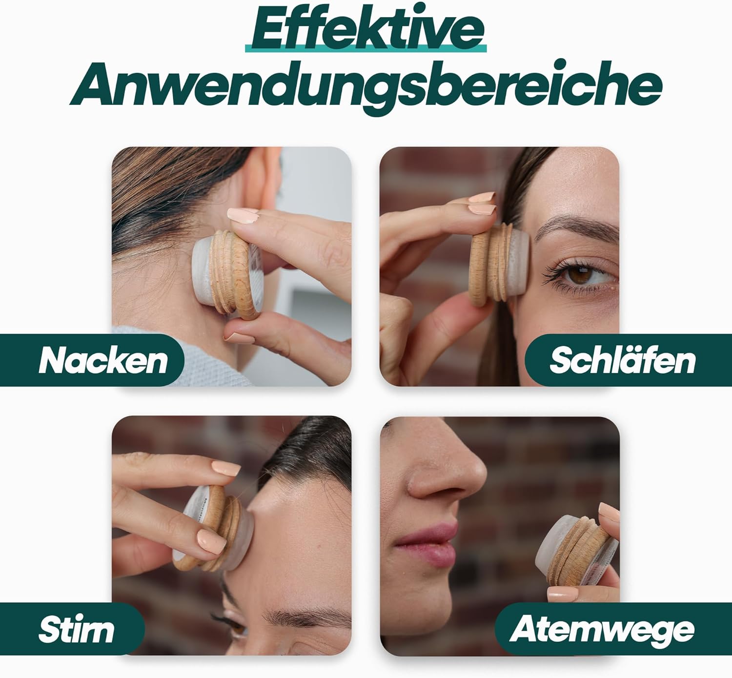 Menthol-Stein, Menthol-Box, hilft bei der Linderung von Migräne, erfrischender und kühlender Menthol-Macaron, zum Bürsten von Stirn und Hals, Menthol-Spa-Massage, reines Kristall-Menthol, 1 x 6 g – Bild 5