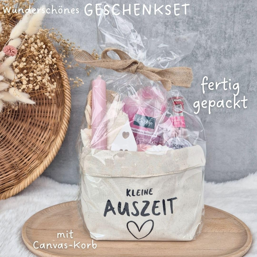 Wellness-Geschenkset für Frauen | Geschenkkorb Kleine Auszeit Geschenk Frau | Entspannungsgeschenk | Geschenke für Freundin | Geburtstagsgeschenk Frauen – Bild 2