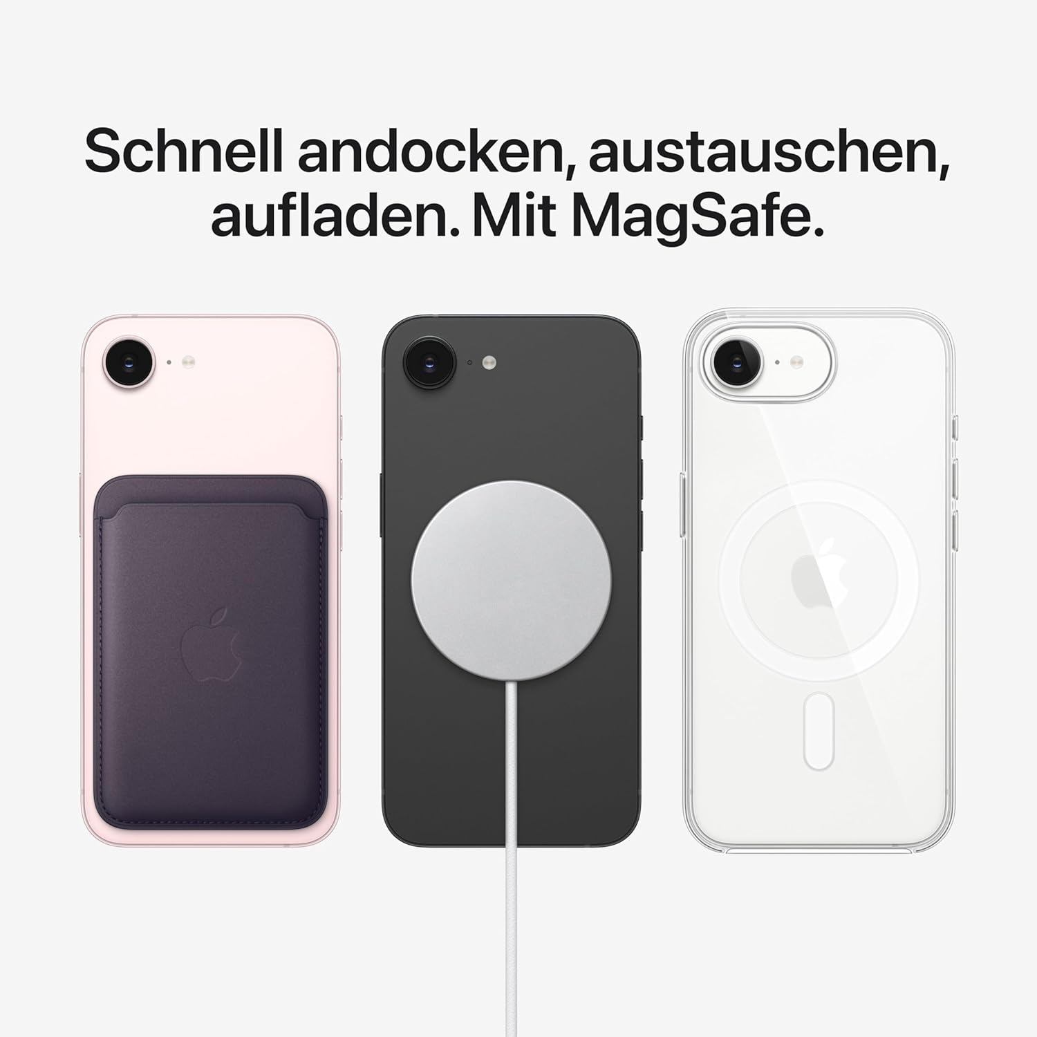 Apple iPhone 17e (256 GB): 6,1-Zoll-Super-Retina-XDR-Display, A19-Chip, ganztägiger Akku, 48-MP-Fusion-Kamera; Schwarz – Bild 3