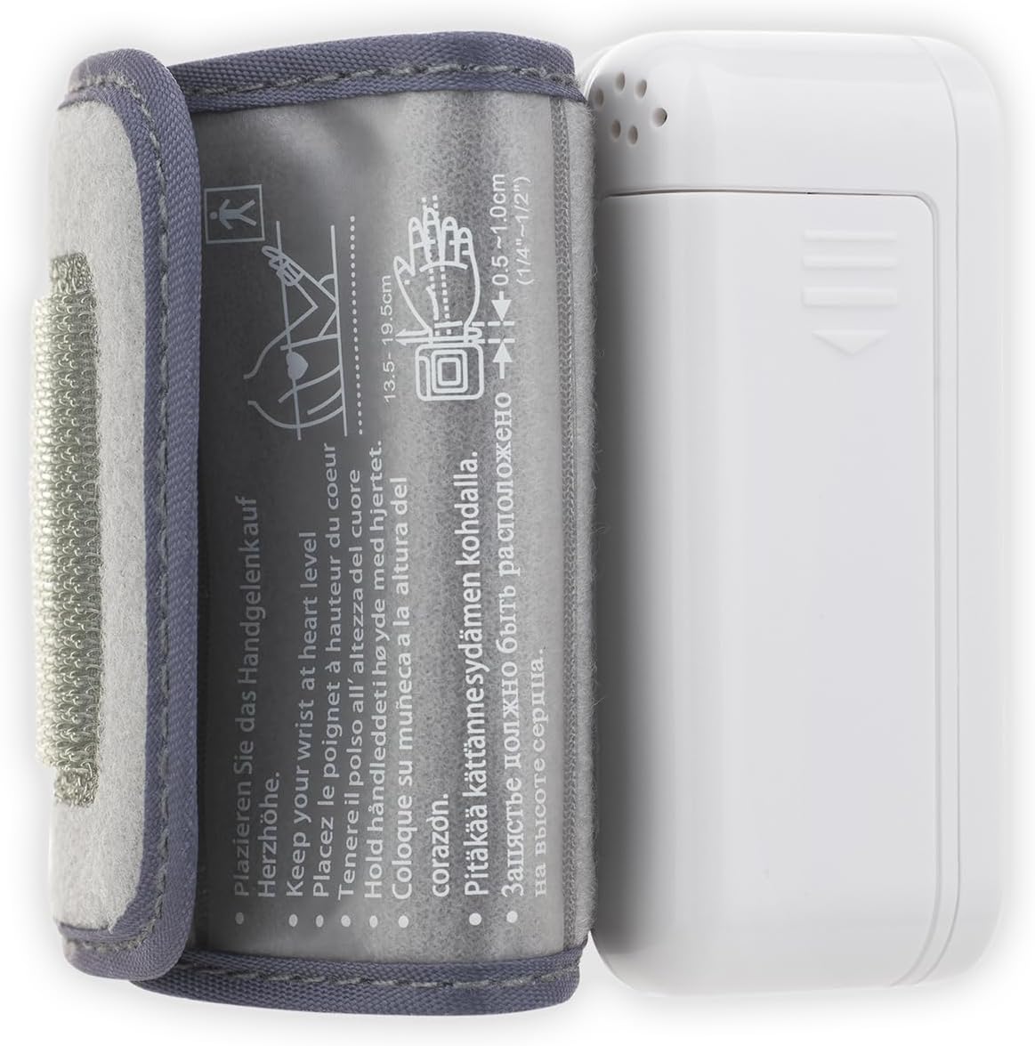 Genius Feelvita Acticur Blutdruckmessgerät Handgelenk, vollautomatisch, großes LCD-Display, Arrhythmie-Erkennung, Risikoanzeige, Ein-Knopf-Bedienung, 90 Speicherplätze, genaue Messung, Pulsmessung – Bild 4