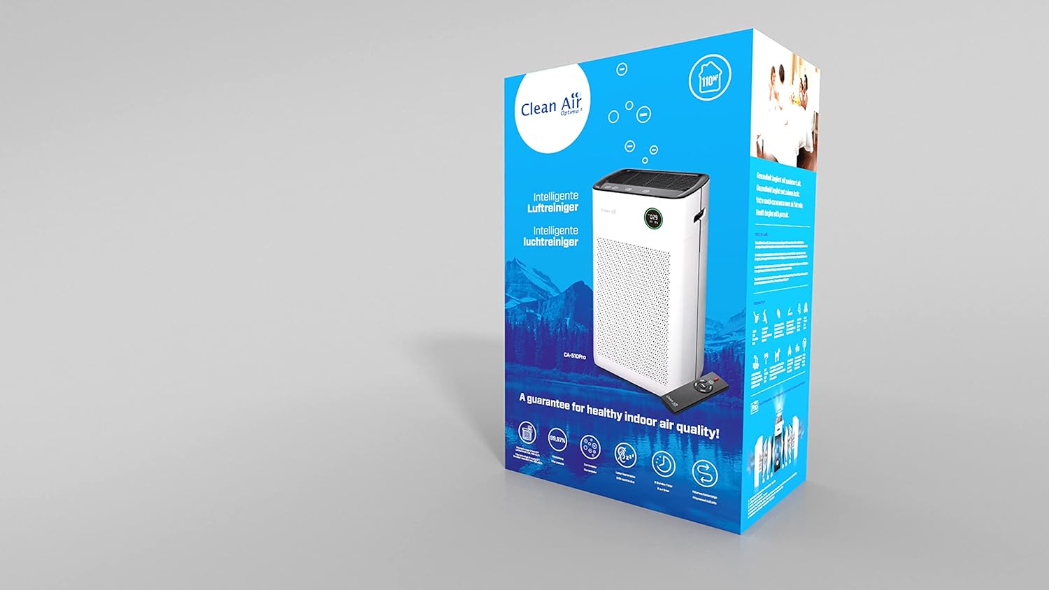 Clean Air Optima CA-510Pro Smart – Intelligenter HEPA-UV-C-Ionisator-Luftreiniger – Sehr leiser Ventilator – Bild 9