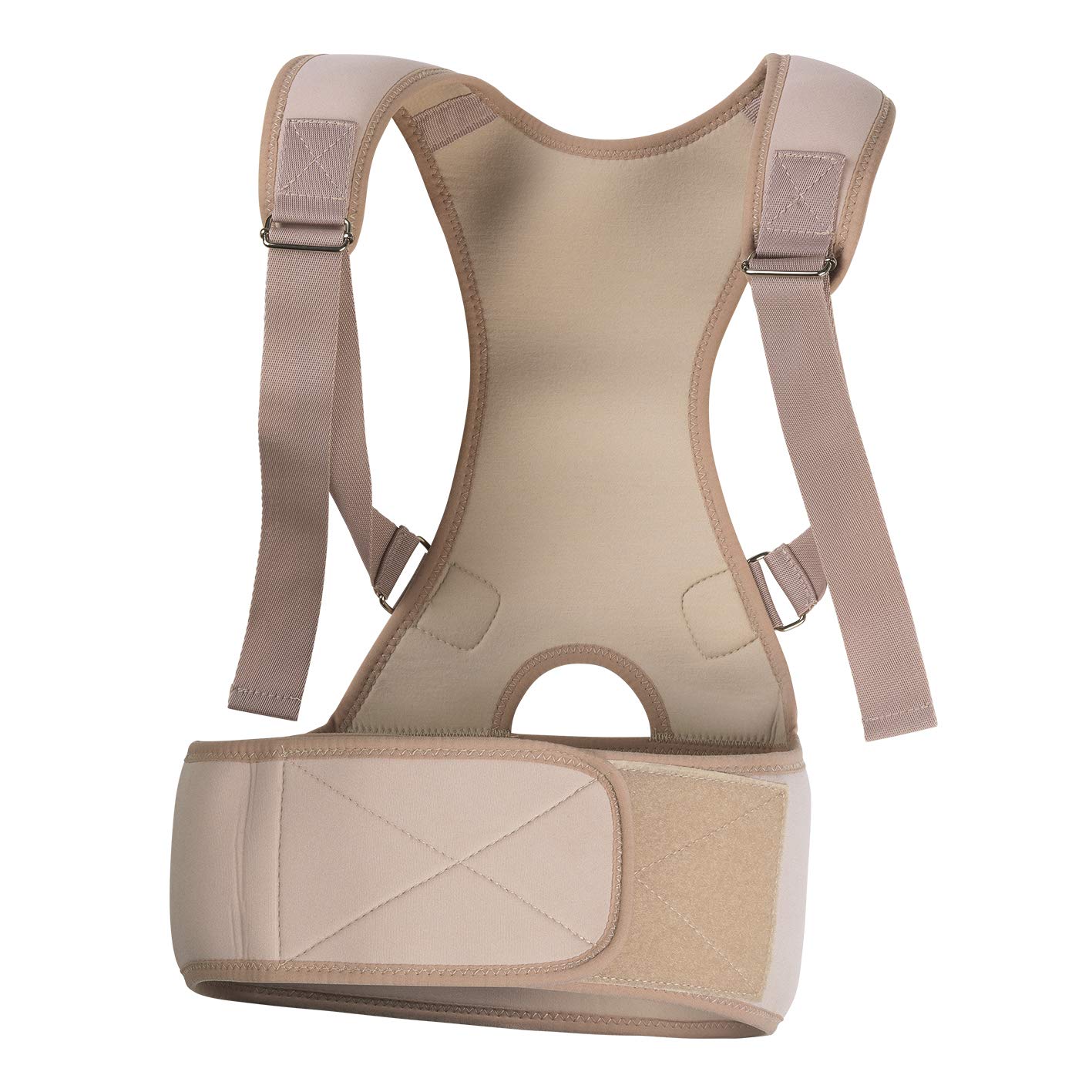 VITALmaxx Rückenkorrektor L/XL Creme | Verstellbare Träger | Weiches und flexibles Material für angenehmen Tragekomfort | Zur kurzfristigen Haltungsunterstützung