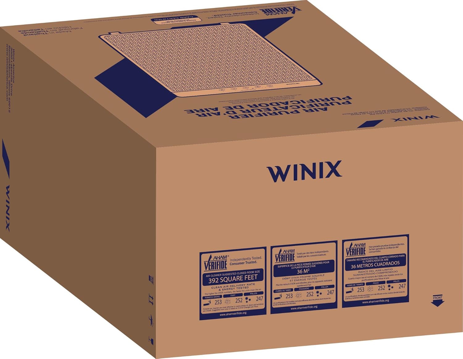 WINIX 5520 Heimluftreiniger, großer Raum, bis zu 1881 Fuß² in 1 Stunde, mit Luftqualitätsüberwachung, echtem HEPA, stark desodorierendem Kohlefilter und Automatikmodus, erfasst Haustierallergien und Rauch – Bild 15