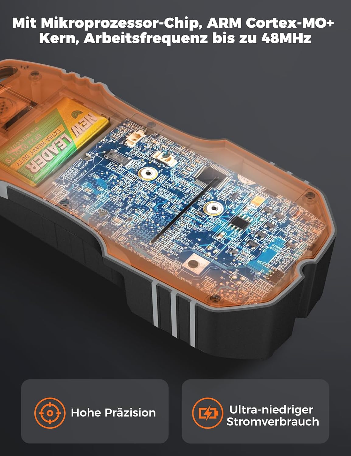 DSF01 Wandscanner, 6-in-1-Multifunktions-Bolzenfinder, Kabeldetektor für Holzpfosten, Eisenmetalle, Nichteisenmetalle, AC-Kabel – Bild 7