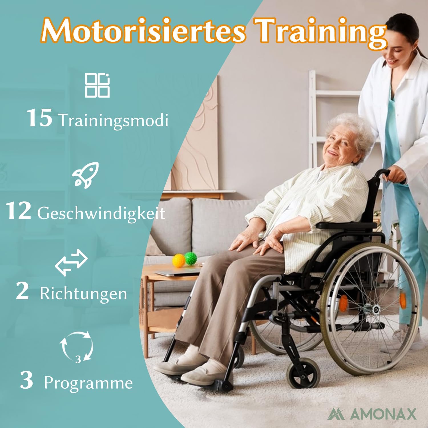 Amonax Elektrischer Mini-Ellipsentrainer für Zuhause und Büro, Untertisch-Crosstrainer mit Fernbedienung und Display, 12 Geschwindigkeiten, leise und kompakt, für Senioren und Erwachsene – Bild 5