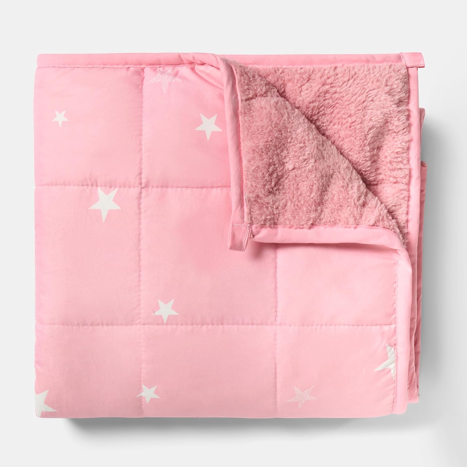DREAMSCENE Gewichtsdecke 3 kg, Stern, schwere Decke 100 x 150 cm, 3 kg (6,6 lb), rosa Gewichtsdecke – nur für Kinder ab 3 Jahren geeignet – Bild 7