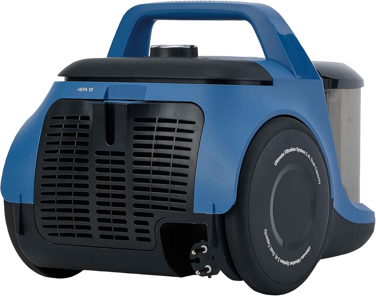 Grundig VCC 6570 Beutelloser Staubsauger, 3,4 l Staubbehälter, 890 W, HEPA H13 Filter & 7,7 m Aktionsradius, hygienisch & komfortabel, Blau/Schwarz – Bild 9