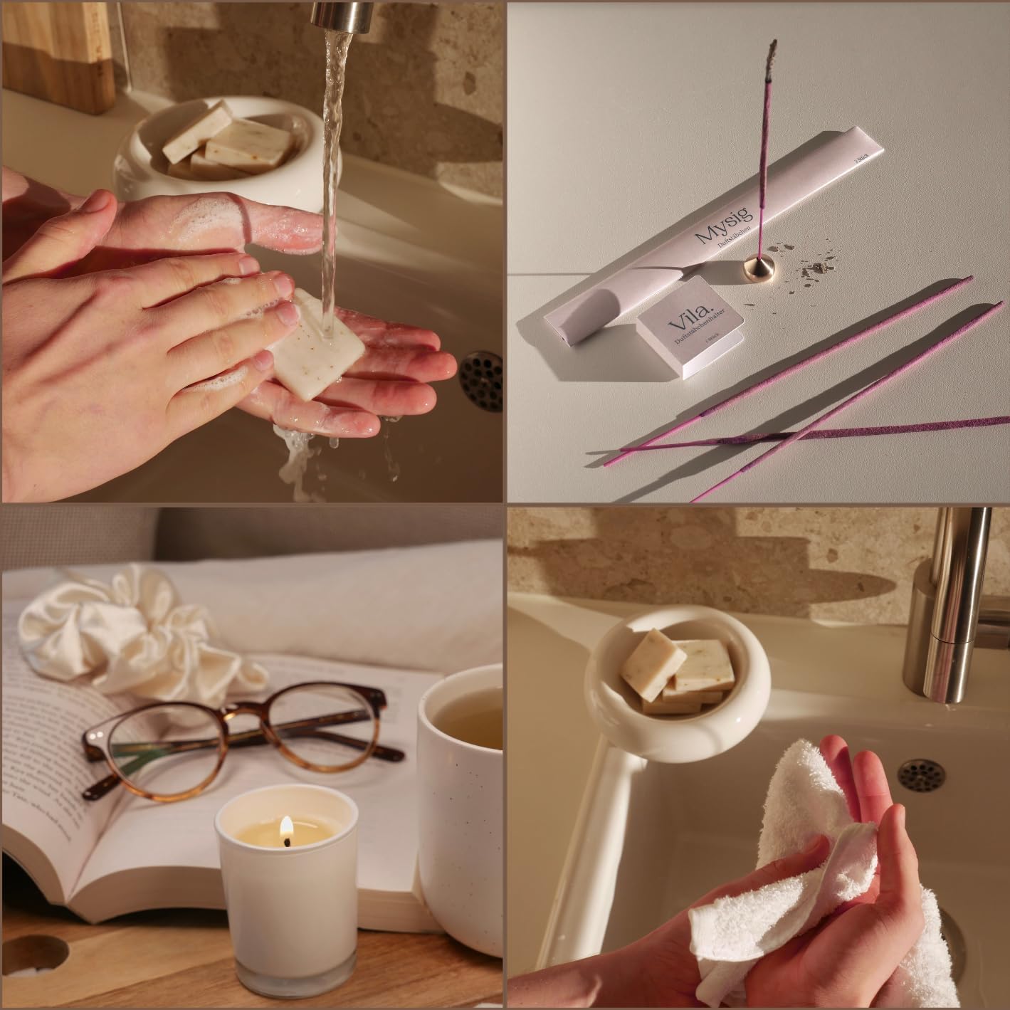 Wellness-Geschenkbox für Frauen – Luxuriöses Spa-Geschenkset für Weihnachten mit Tasse, Duftkerze, Handtuch und Seife – ideales Weihnachtsgeschenk & Wohlfühlset für Frauen – Bild 4