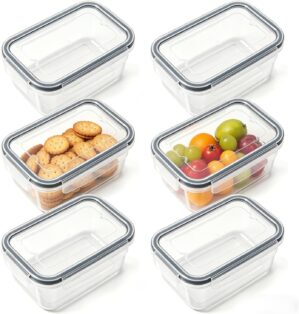 6er-Pack 320 ml Frischhaltedosen mi...
