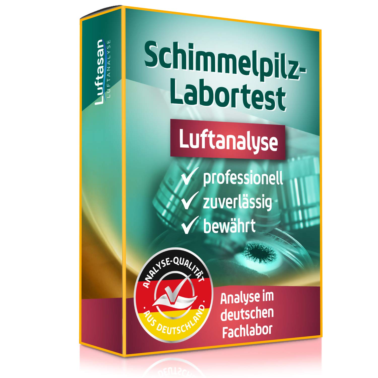 Schimmeltest für Raumluft – Probenahmeset für die professionelle Analyse im Fachlabor