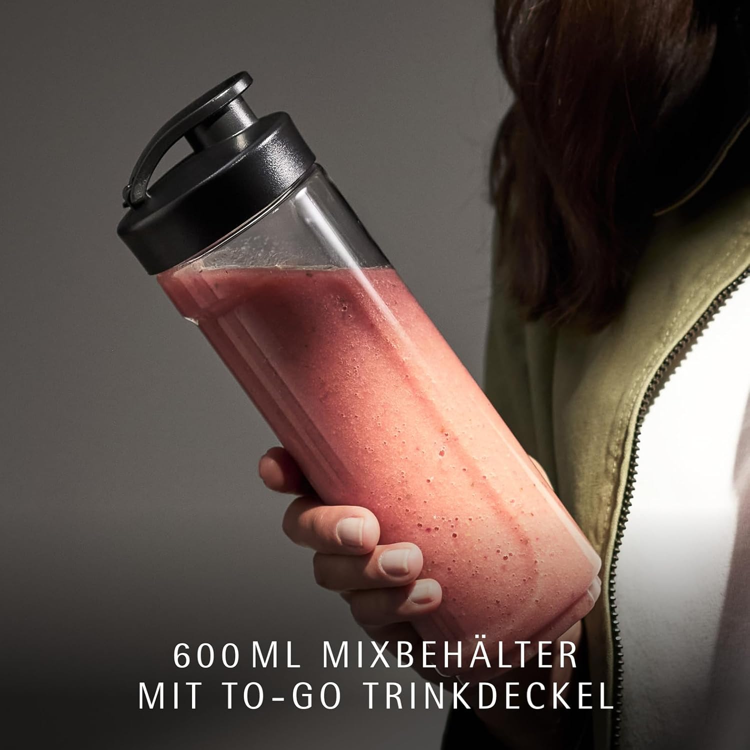 WMF Kult Mix & Go Mini-Smoothie-Maker, Shake-Mixer, Mixer elektrisch, 300 Watt, Tritan-Kunststoffflasche – Bild 3