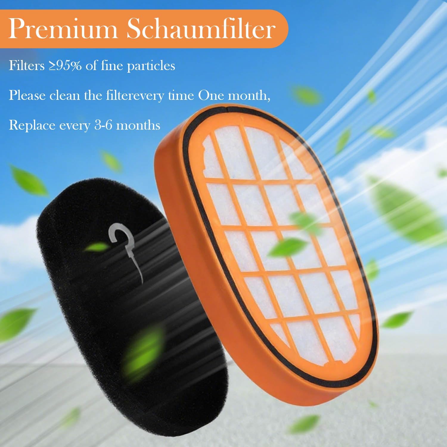 Philips Staubsaugerfilter (6 Staubsaugerfilter, 1 Philips Speedpro Max-Bürste und 1 Reinigungsbürste) Phillips Staubsaugerfilter für FC6812, FC68148, FC6822, FC6823, FC6908, FC6827 usw – Bild 6