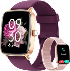 Smartwatch Damen Herren mit Telefon...