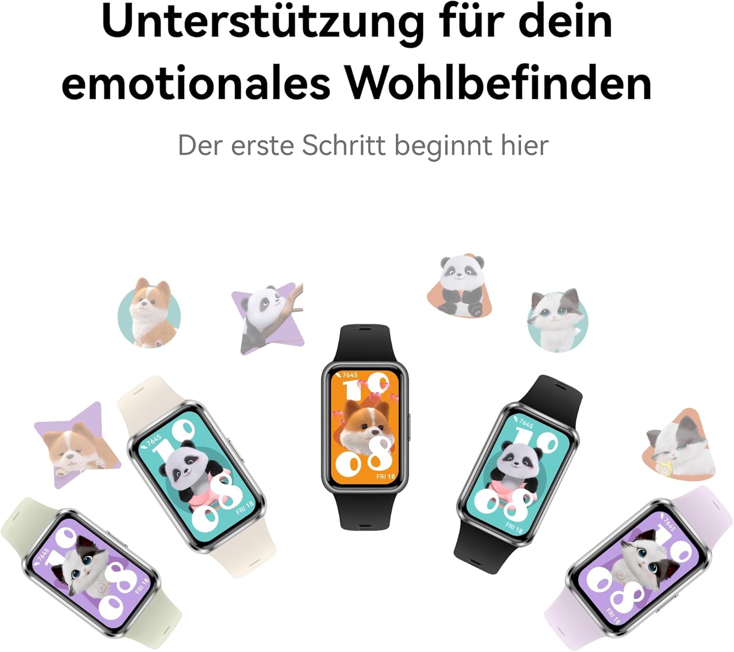 HUAWEI Band 11 Smartwatch, Fitness-Tracker mit 1,62-Zoll-AMOLED-Display, 1500 Nits, Herzfrequenz- und Schlaf-Tracking, SpO2, bis zu 14 Tage Akku, emotionales Wohlbefinden, Bluetooth, Android und iOS, Lila – Bild 7