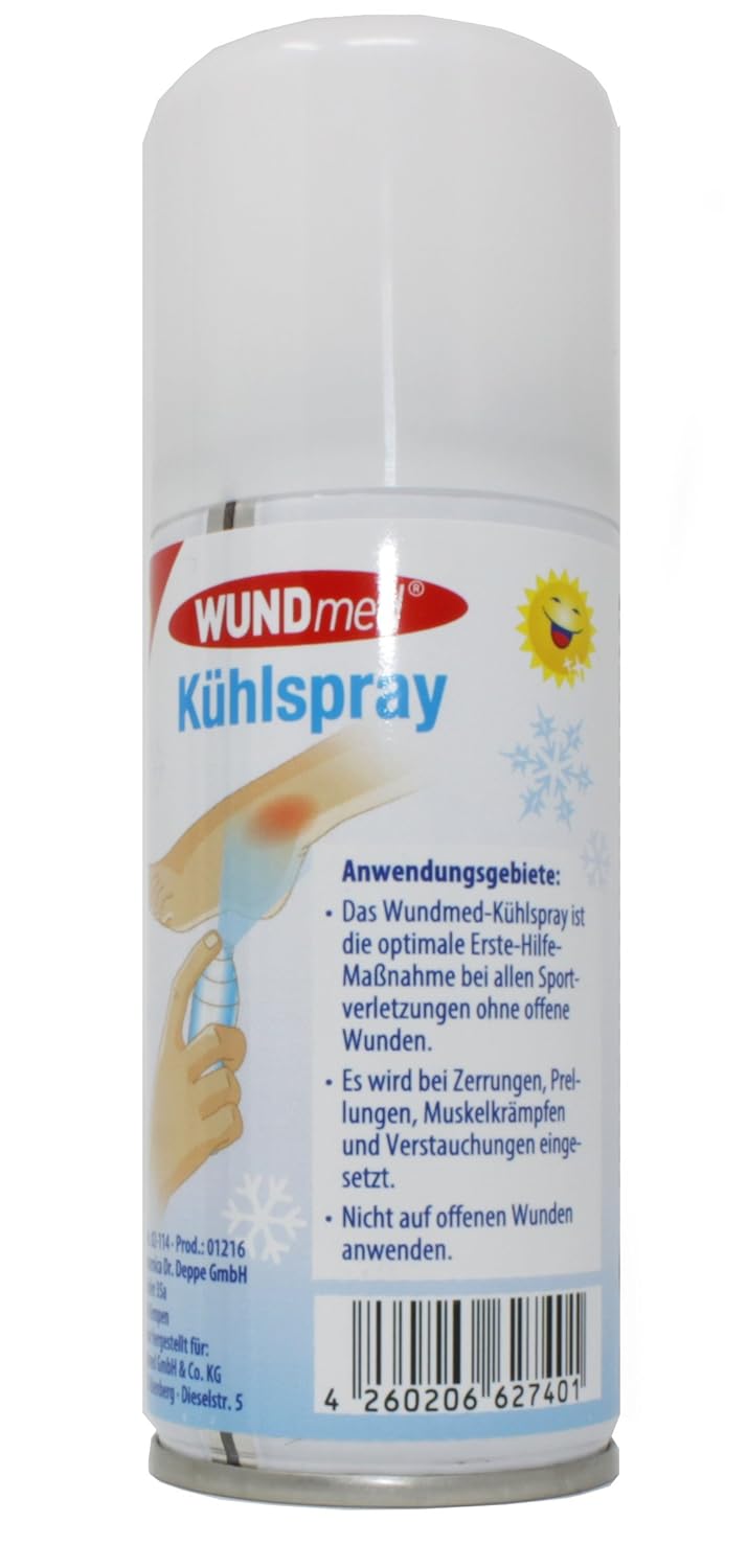 Sport-Erste-Hilfe-Kasten | Inklusive Eisspray | Hilfe bei Sportverletzungen | Fußball-Leichtathletik, Radfahren, Tennis, Kampfsport, Gymnastik – Bild 4