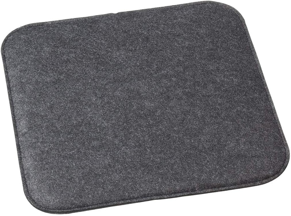 unbekannt 4 Stück Sitzkissen Wendefilz Sitzbezug für wendbar Grau Anthrazit 35 x 35 cm – Bild 4