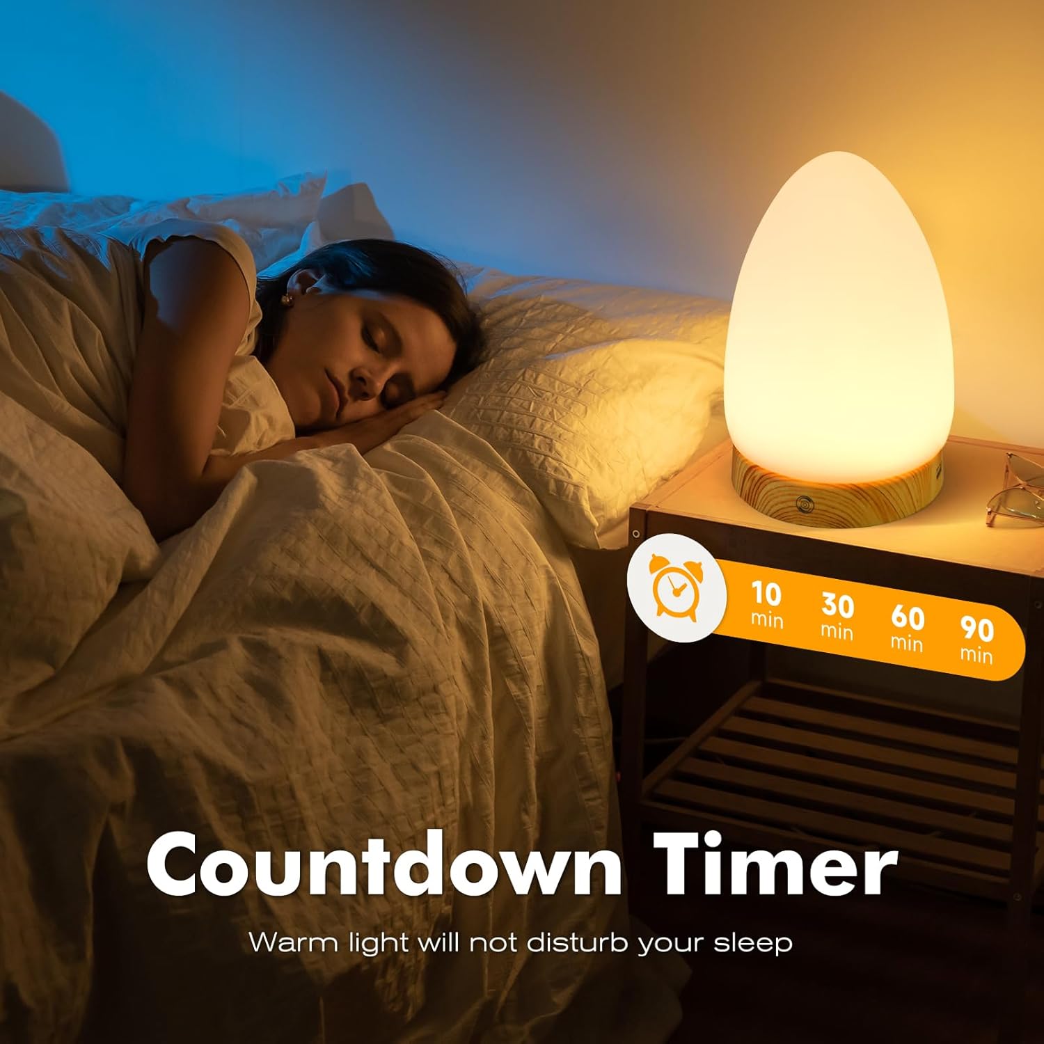 Tageslichtlampe 10000 Lux, Simulation von Tageslicht, flimmer- und UV-freie LED-Technologie, Tageslichtlampe mit Fernbedienung, 3 Farbtemperaturen, Dimmer und Timer – Bild 6