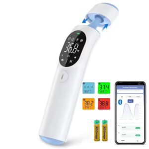 Bluetooth-Stirn- und Ohrthermometer...