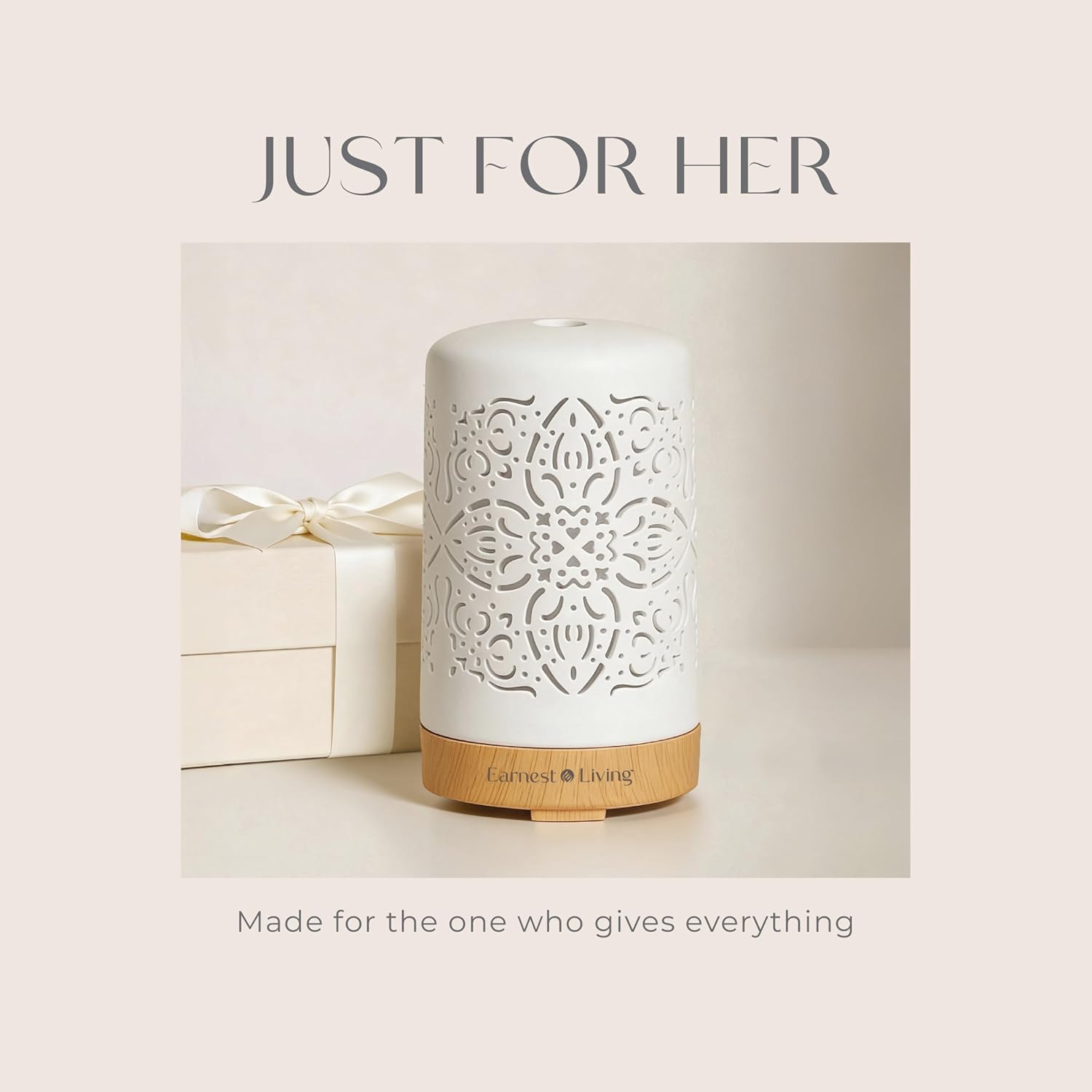 FGJGJ Diffusoren für ätherische Öle, Ultraschall, 100 ml, Aromatherapie-Diffusor aus weißer Keramik mit 4 Timern – Luftbefeuchter mit kühlem Nebel, LED-Leuchten in 7 Farben – wasserlose automatische Abschaltung für das Heimbüro, 2er-Set – Bild 10
