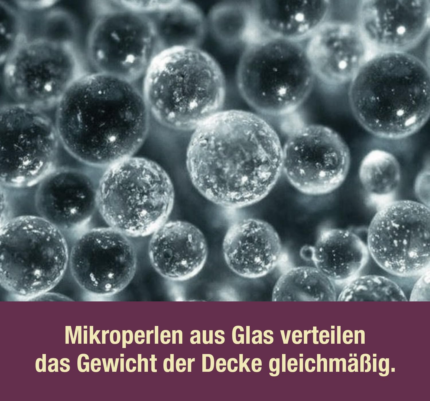 Gewichtsdecke 135 x 200 cm (5,5 kg). Schwere Decke – Therapiedecke – schwere Decke – Gewichtsdecke – Anti-Stress – Gewichtsdecke – Bild 3