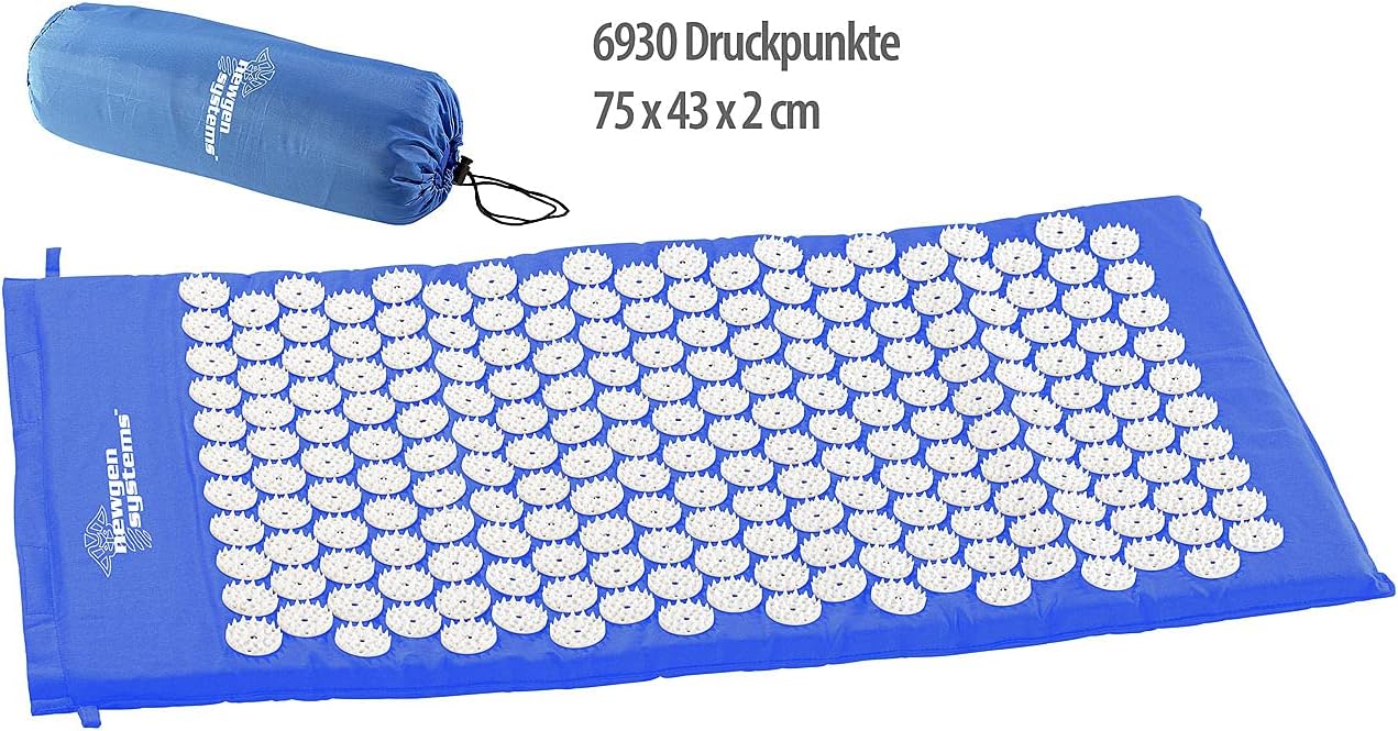 newgen Medicals 2er-Set Entspannungsmatten mit 6930 Druckpunkten, 75 x 43 x 2 cm – Bild 6