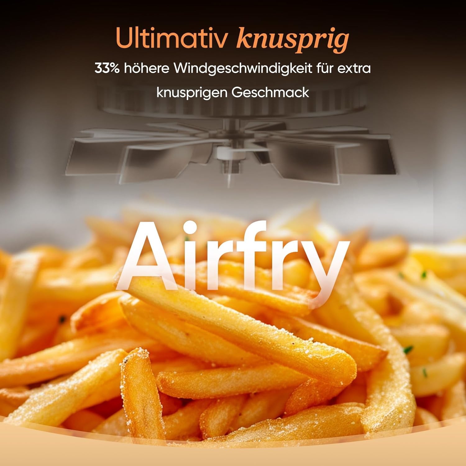 COSORI Turbo Tower Pro Smart Airfryer, 10,8 l Heißluftfritteuse mit Keramikbeschichtung, DualBlaze-Technologie und WiFi-Steuerung, Silbergrau, Grausilber – Bild 3