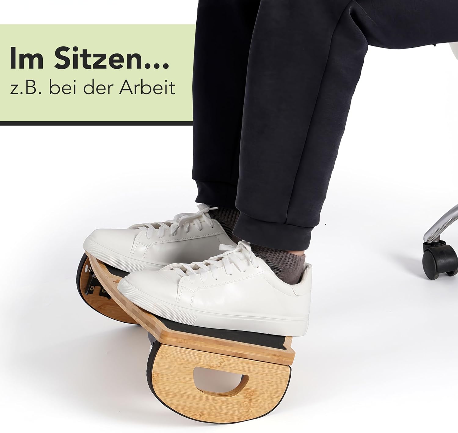 MY FAT GORILLA – Fußstützen-Schreibtisch aus Bambus – Fußstützen-Schreibtisch – klappbarer Fußhocker – Fußstützen-Büro – Fußstützen aus Holz – Fußstützen – Fußstützen – Schreibtischzubehör – Bild 3