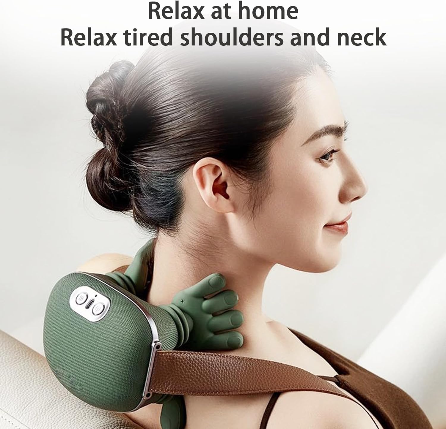 4D Bionic Hand-Nackenmassagegerät mit Wärme, elektrisches Massagegerät, tragbares Nacken- und Schulter-Shiatsu-Massagegerät, Massage zur Muskelentspannung, Geschenke für Frauen und Männer – Bild 5