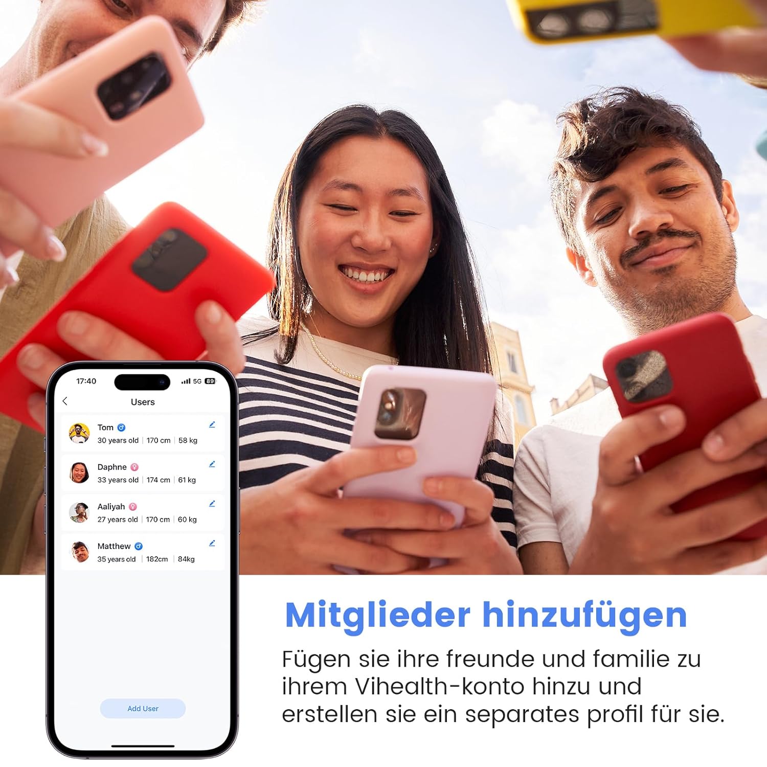Wellue O2 Ring Bluetooth-Pulsoximeter mit Alarm, Sauerstoffsättigungsmessgerät mit kontinuierlicher Überwachung, Schlafoximeter für Blutsauerstoff und Herzfrequenz, professionelle App und Berichte – Bild 5