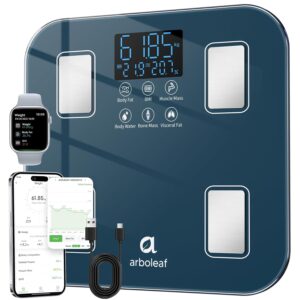 arboleaf Körperfettwaage USB wiede...