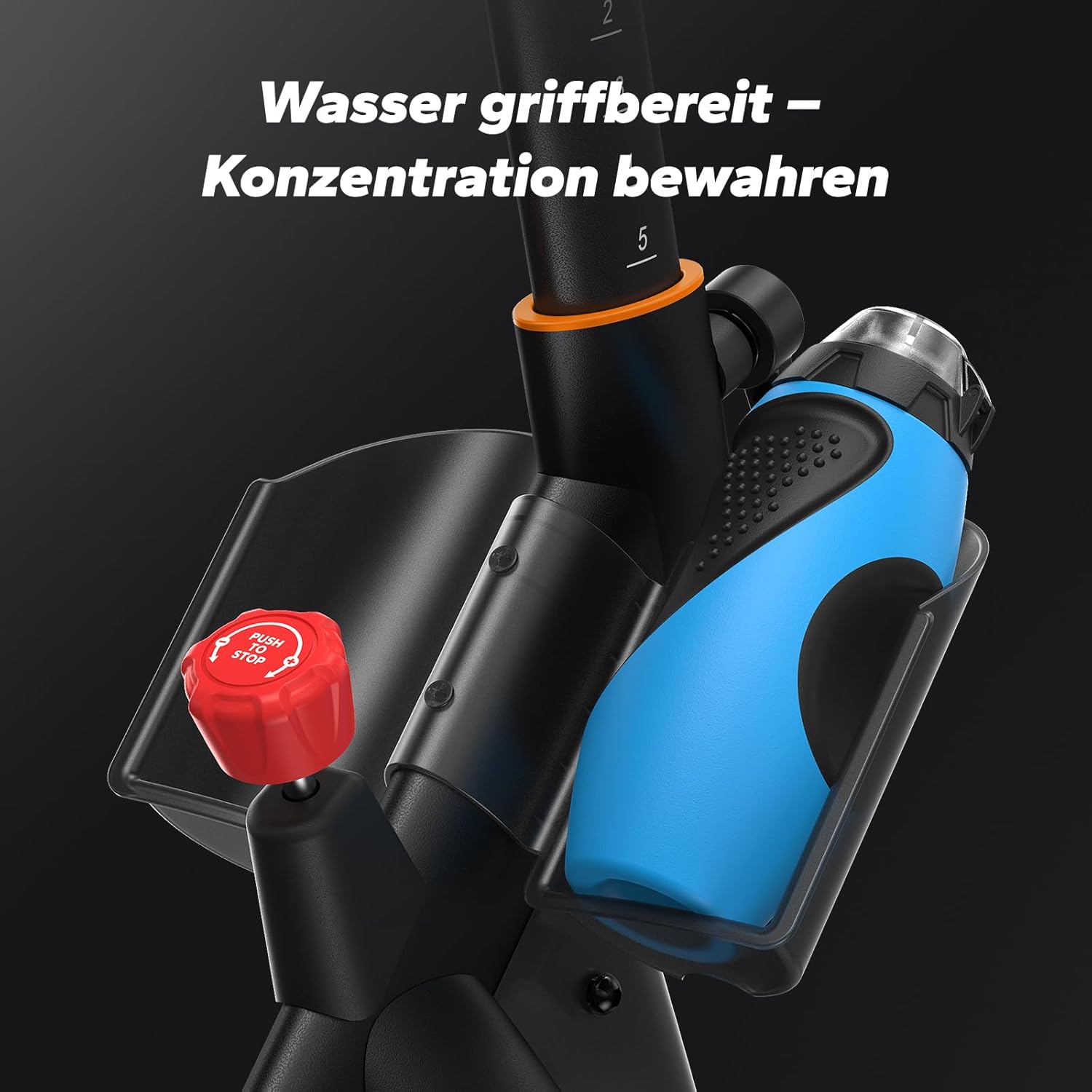 MERACH Profi-Heimtrainer Fahrrad mit 10kg Schwungrad, Max Laufruhe und Stabilität, Studioähnliches Training zu Hause, Leises Magnetbremssystem, Stoßdämpfender Luftkissensattel, Eigene App, Bis 158KG – Bild 9