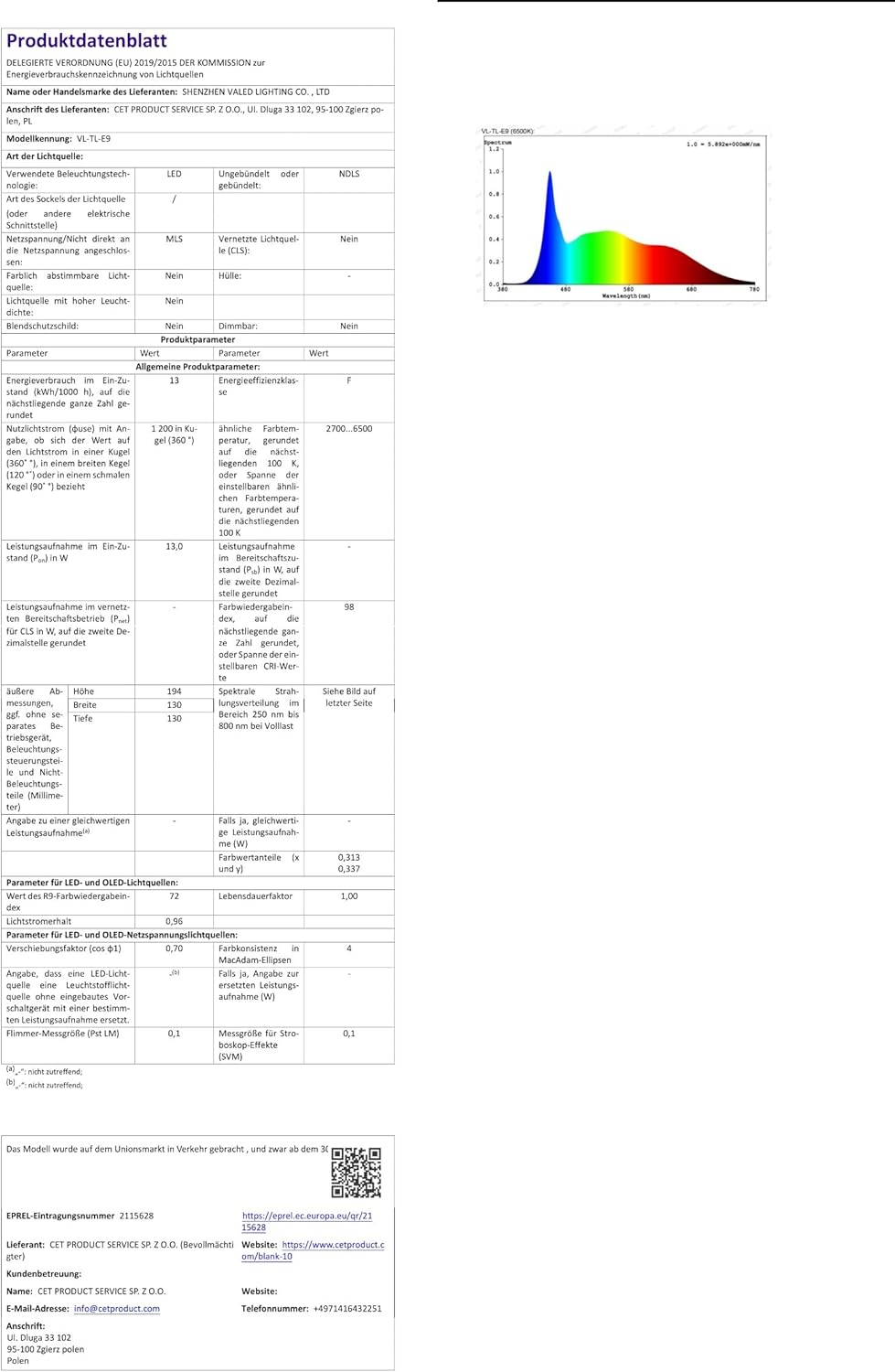 Tageslichtlampe 10000 Lux, Simulation von Tageslicht, flimmer- und UV-freie LED-Technologie, Tageslichtlampe mit Fernbedienung, 3 Farbtemperaturen, Dimmer und Timer – Bild 8